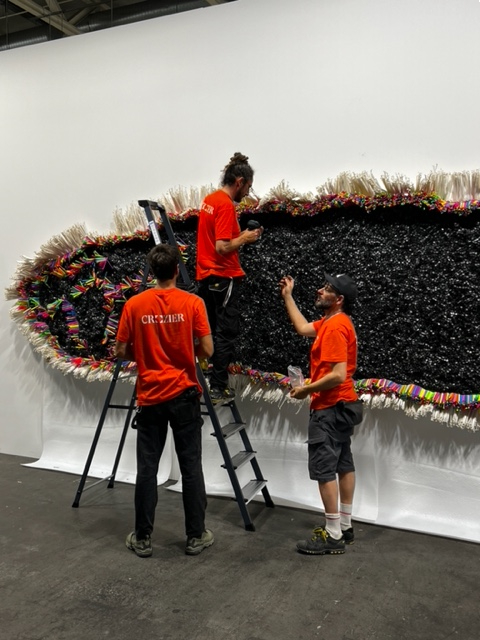 Moffat Takadiwa’s The Water Vessels, 2024 installed for Semiose Galerie