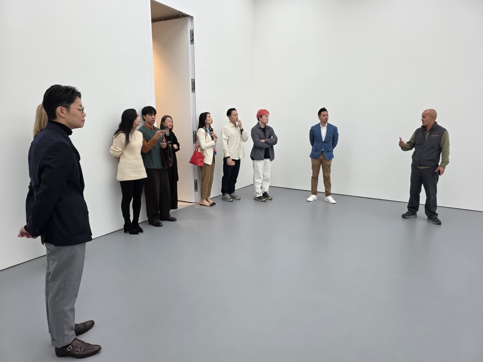 Attendees from ABC attended a private tour of the new facility. Photo: courtesy the Art Business Conference, Hong Kong.