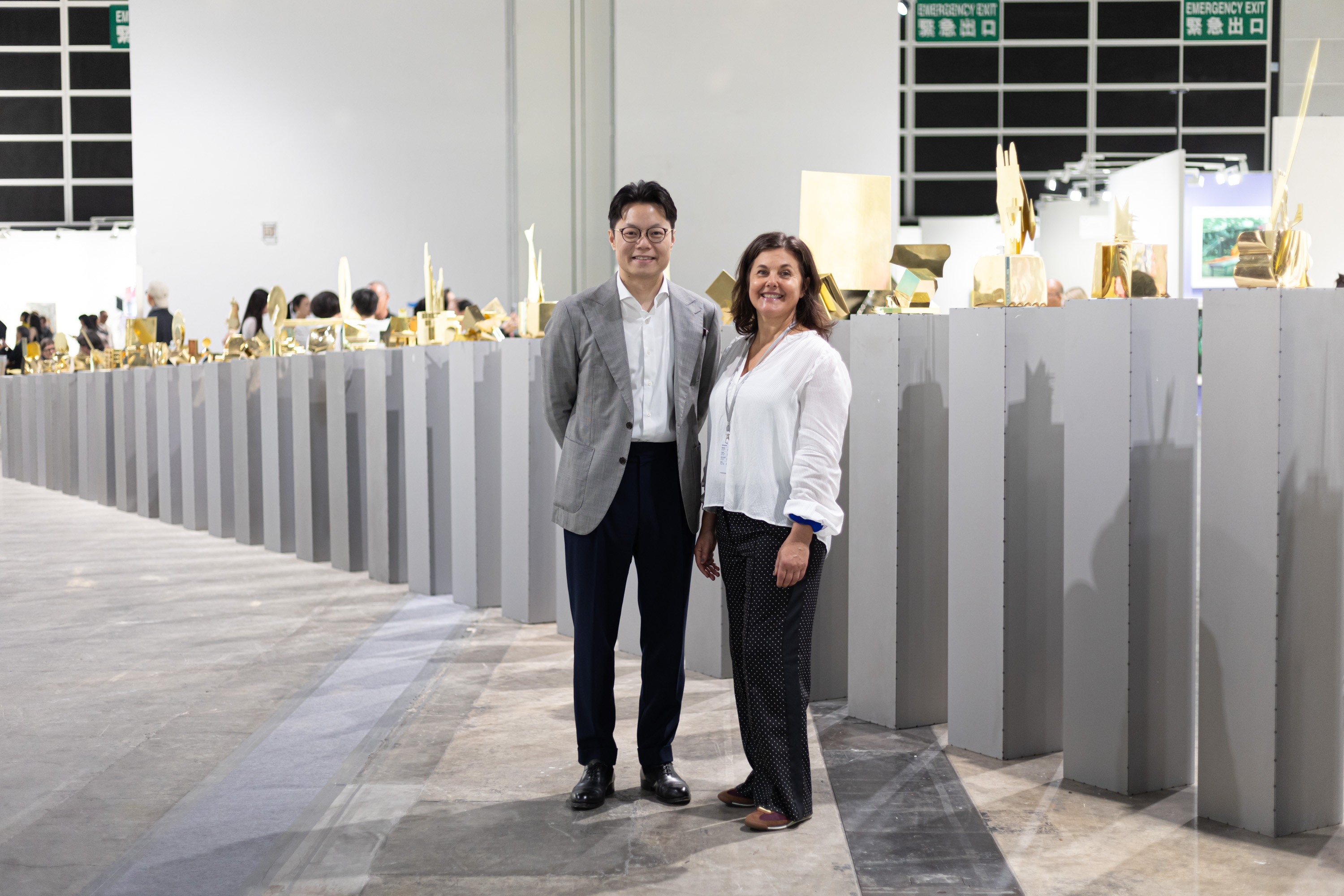 Ken Ng, General Manager Hong Kong and Lotta Lindquist-Brosjo, Managing Director, Europe & Asia, Crozier