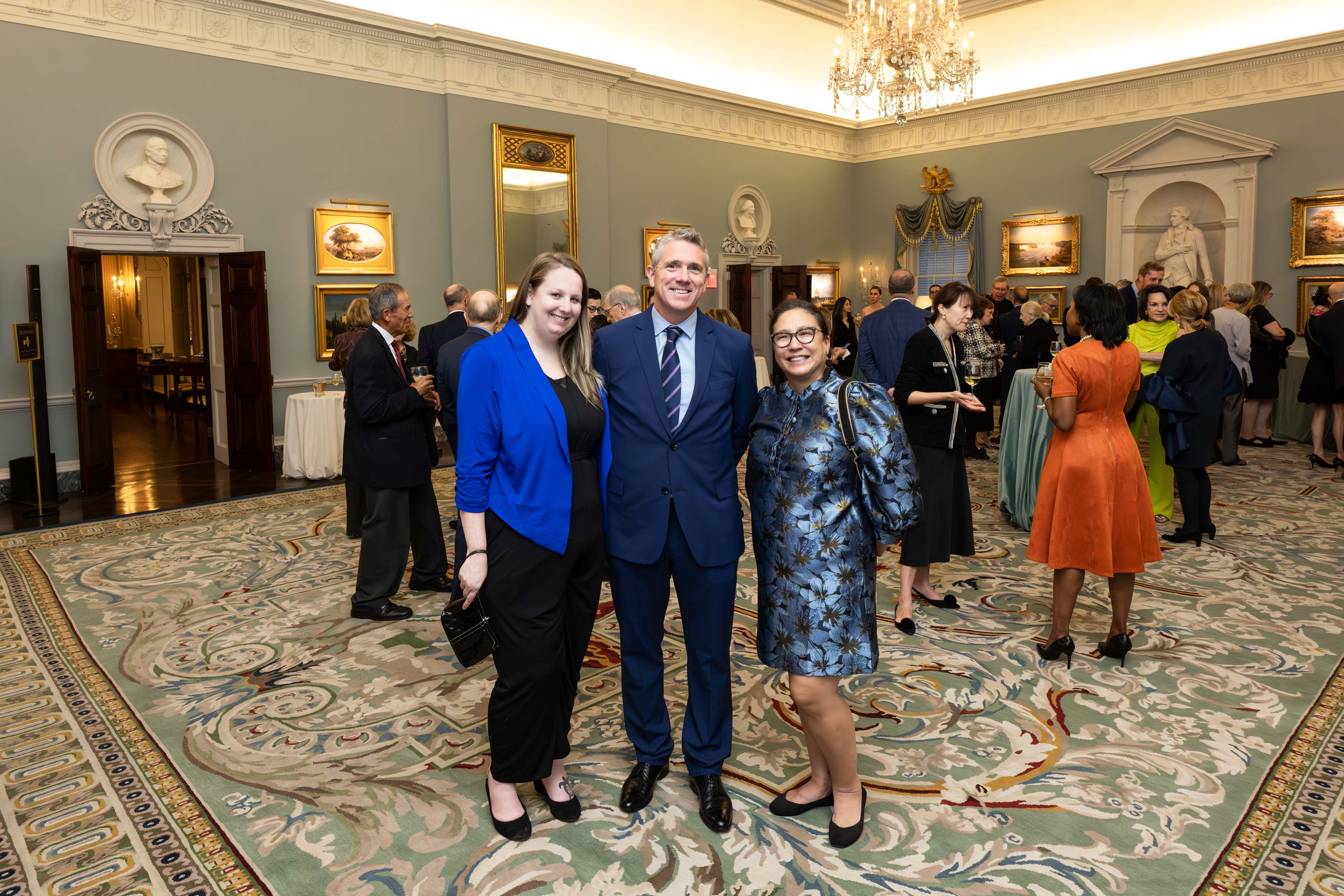 From left: Cassandra Vadas, James Hendy, and, Syd Bae from Crozier. Image courtesy of FAPE.
