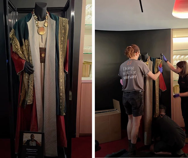 Gladiator II costume. All photos courtesy of Paramount Pictures Corporation.