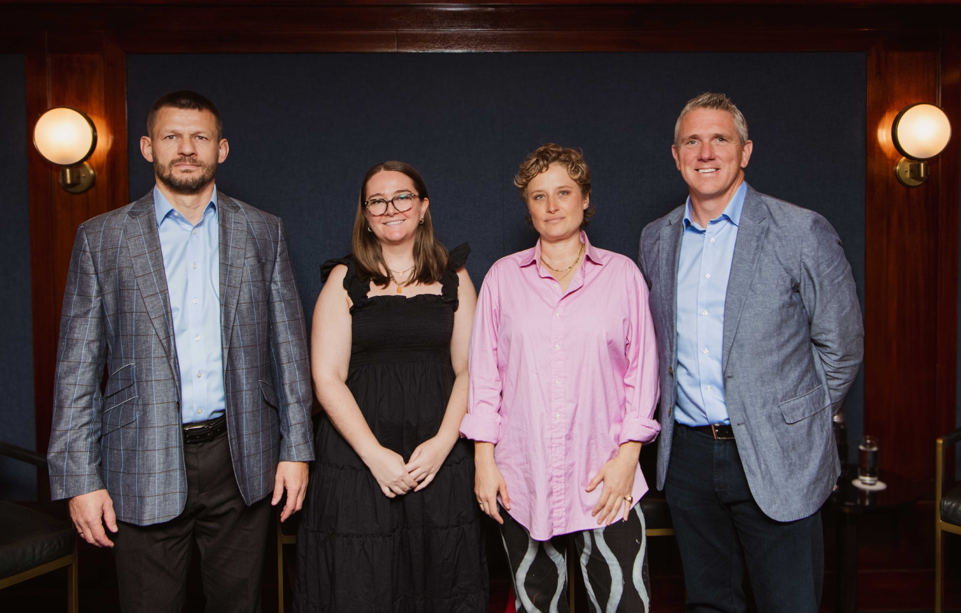 Independent 20th Century, New York, 2025, Casa Cipriani, Pawel Woelke, Annabel Keenan, Robin F. Williams, James Hendy, photography by Leandro Justen. Courtesy of Independent.   Building a Greener Art World: Annabel Keenan, Robin F. Williams, Pawel Woelke. Moderated by James Hendy September 7, 2025 