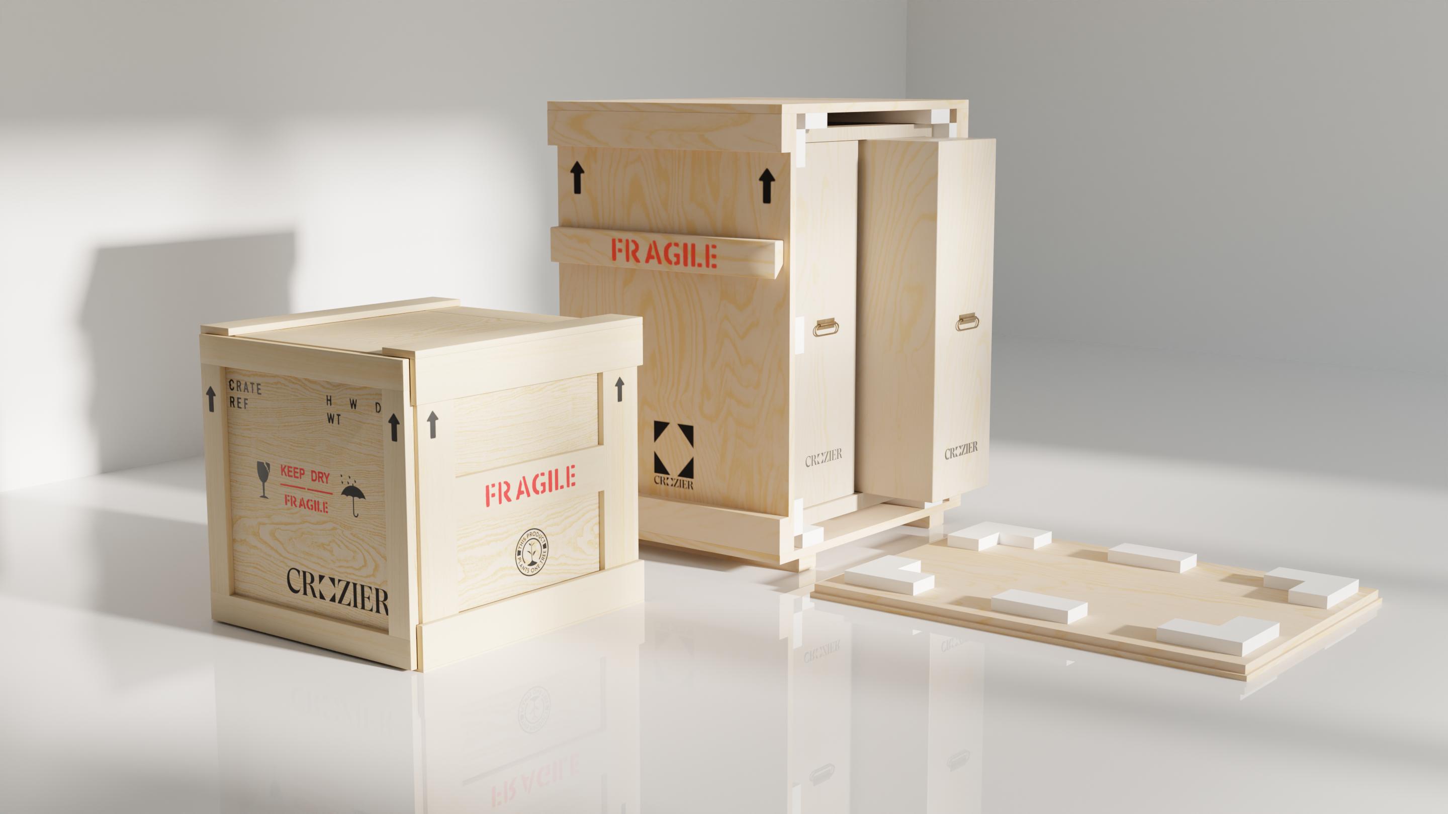 Open crates rendering