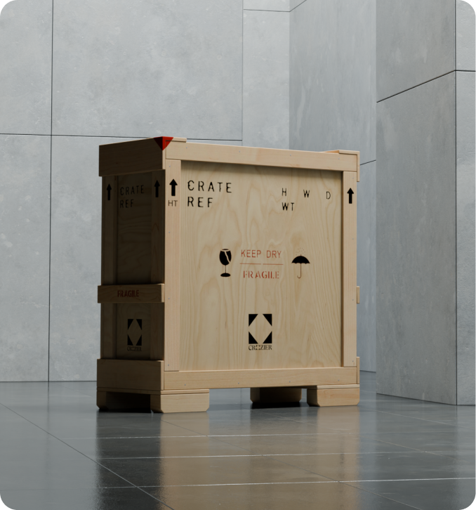 Single crate rendering