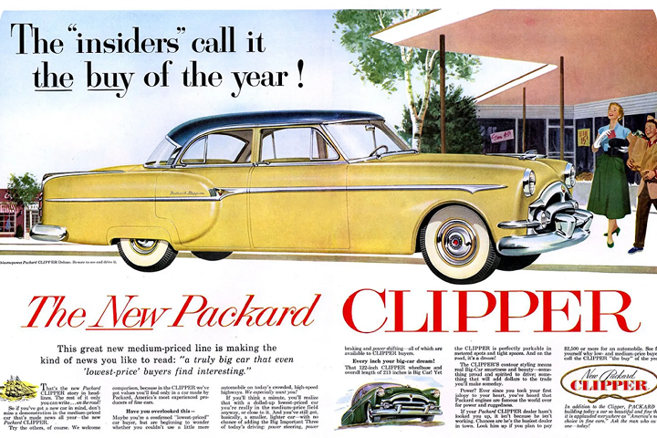 Packard Mobile  Company old advertisement 